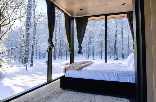 GLASS MIRROR CABIN - HAUS WINDHAM