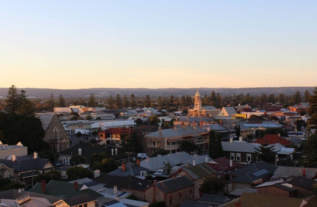 Glenelg - Panoramic City Night Lights view