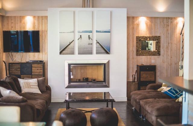 Gorgeous air-conditioned villa - 10 people with pool and pétanque - Pyla