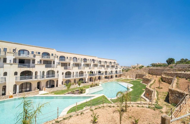Hal Wardija in Qala, Gozo with Terrace, Pool & BBQ