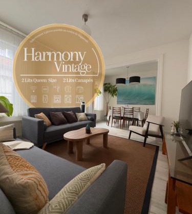 Harmony vintage - Quartier calme - Centre-ville Haguenau - Gare 3 min