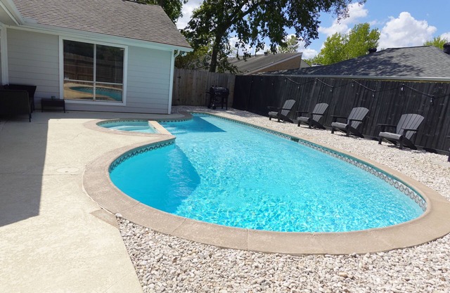 Heated private pool at The Stafford Oasis!