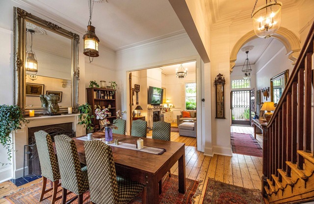 Heritage terrace house with oasis pool garden by the beach