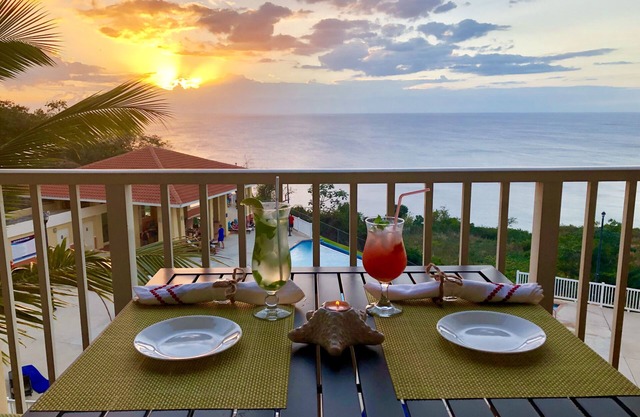 High atop the BLUFF Overlooking Spectacular Ocean View of Crashboat Beach at PDM