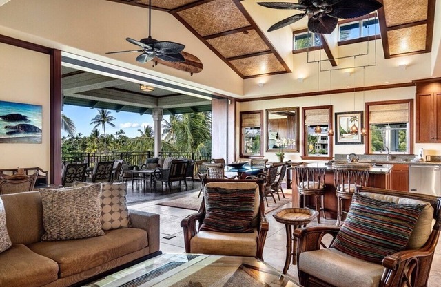 Highly upgraded, Ocean View Kolea Penthouse