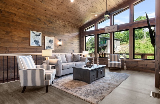 Hillside Retreat | Newly Built + Game Room, Hot Tub, & Wooded Views!