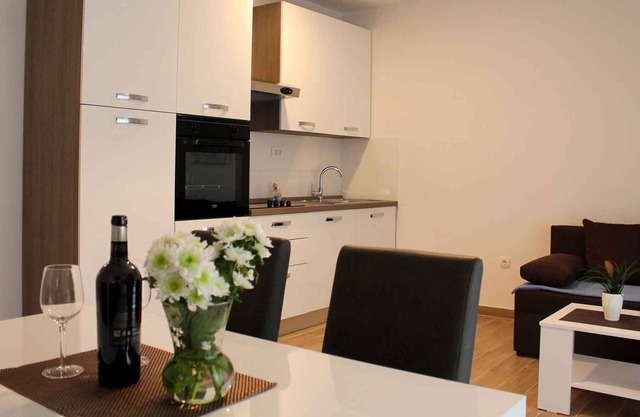 Holiday apartment 100 m to the beach and with air conditioning