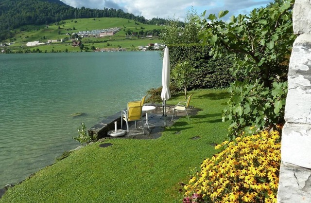 Holiday home directly on Lake Zug