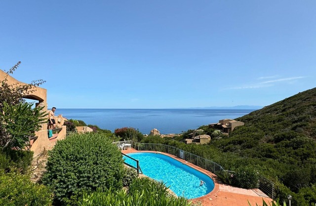 Holiday Home 'Luca' with Terrace, Shared Pool, Sea View and Air Conditioning