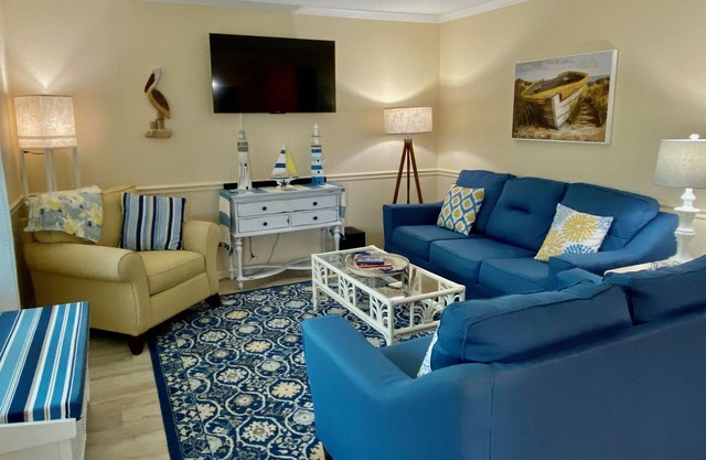 Home away from home! Short walk to the beach and more! Prime Location!