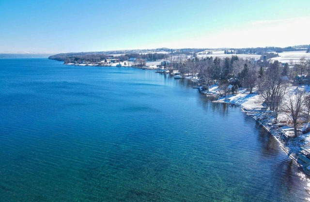 Home on Skaneateles Lake with dock near Marina