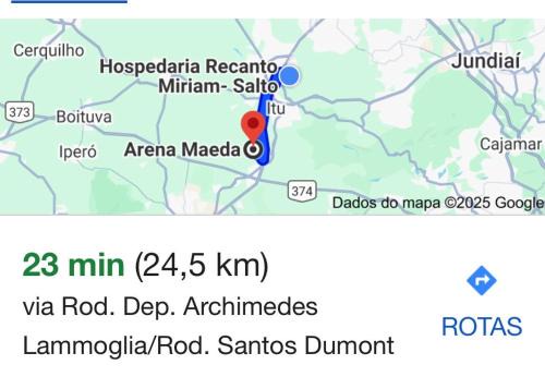 Hospedagem Recanto Miriam -Salto