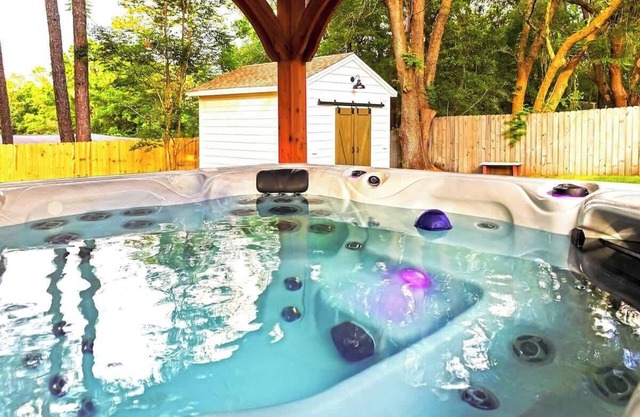 Hot Tub Hideaway for pets and family