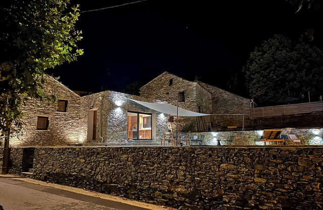 House A Curtalina old renovated sheepfold heated pool near StFlorent