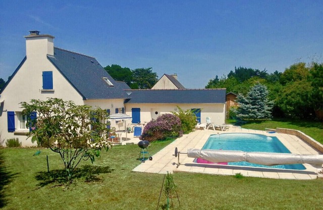 House for 6 by the sea - Garden and swimming pool