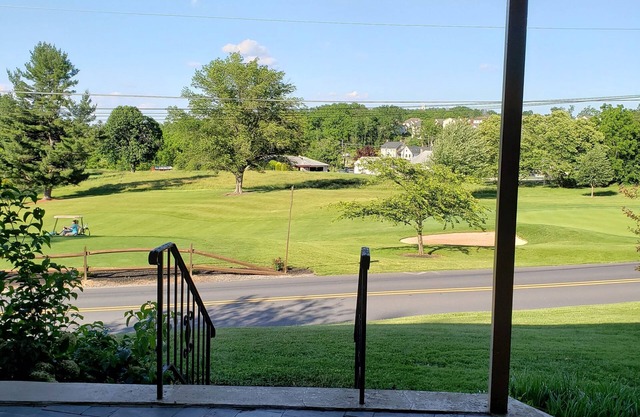 House on Golf course with mountain views and access to central PA attractions.