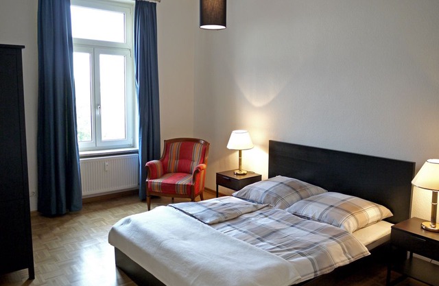 In the best location in the pedestrian area