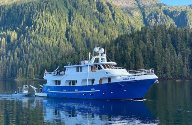 Join Bear Paw, your 90' private charter yacht cruising the San Juan Islands, WA