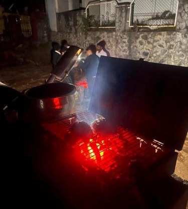 Jungle retreat waterfalls