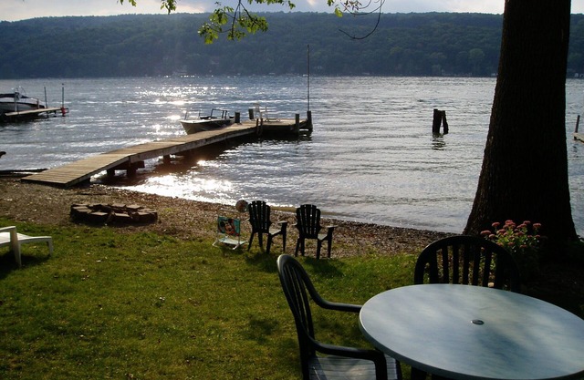 LAKE FRONT: EAST SIDE KEUKA LAKE for BEAUTIFUL SUNSET