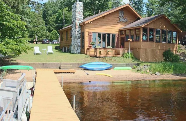Lakefront Escape on Amnicon Lake with Pontoon Rental & Private Beach