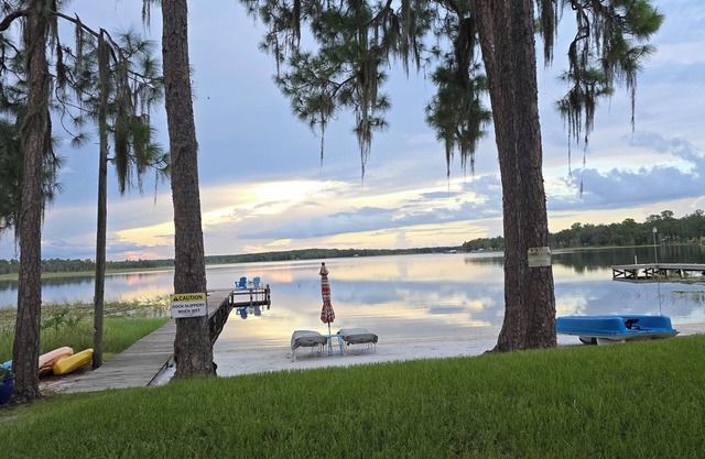 Lakefront home - country setting - just a little piece of paradise.