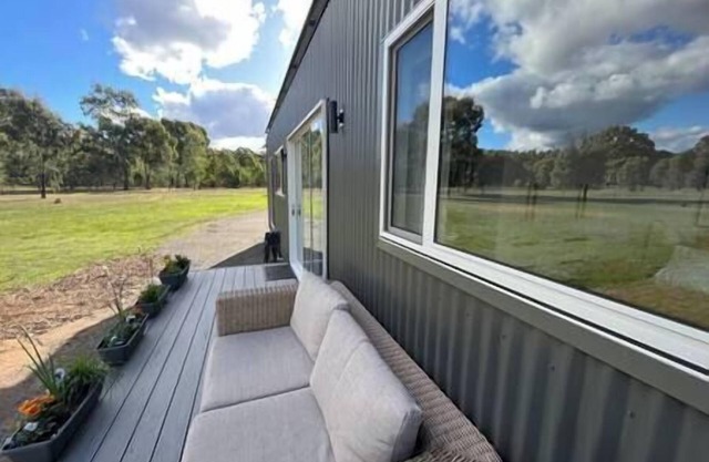 Lakeside Off-Grid Luxury Cabin Redman View