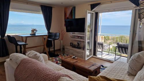 LaVista Penthouse private balcony and sea views