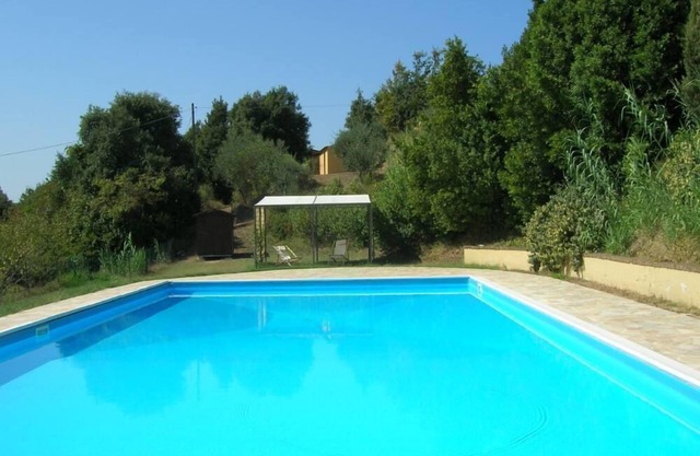 Little cottage in the wood with pool