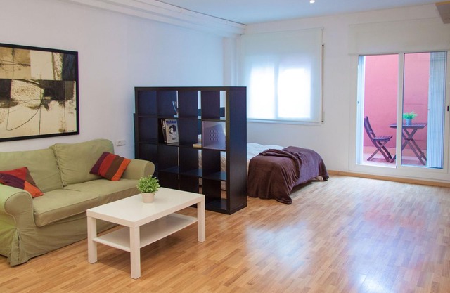 Loft Parc Guell apartment in Gràcia with WiFi, air conditioning, balcony & lift.