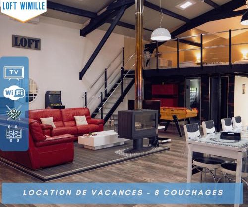 Loft Wimille, Proche de Nausicaa et des Plages, 8 couchages