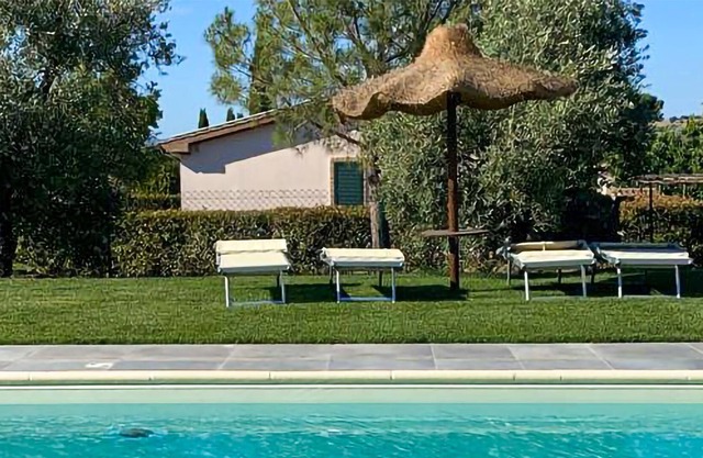 Look forward to a wonderful vacation in this appealing vacation home with pool and great views of th