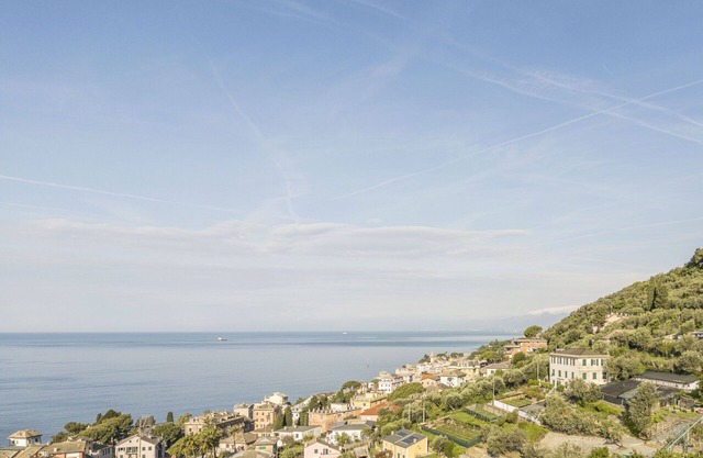 Lovely apartment with WIFI, TV, terrace, pets allowed and panoramic view, close to Genoa