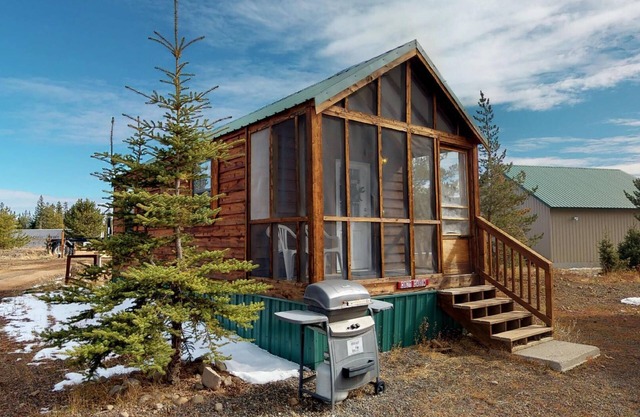 LUX Cozy Cabin* Queen Bed, Satellite Tv, Wifi Access, Gas Grill, 32 Miles to Yellowstone