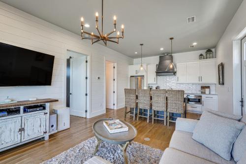 Luxe Beachfront WindMark Cottage with Deck!