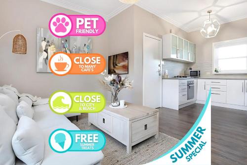 Luxe Newly Renovated 2 Bed Unit - WALK TO BEACH