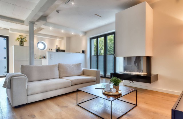 Luxury apartment Sonnenloft 14 in Prora Düne 7 with private sauna and fireplace