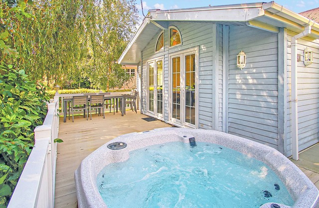 Luxury New England style lodge.
