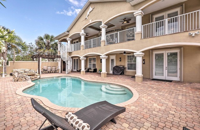 Luxury Palm Coast Home w/Dock & Game Room!