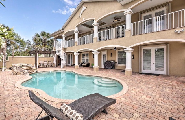 Luxury Palm Coast Home with Dock and Game Room!