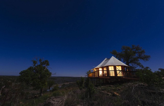 Luxury Safari Tents on 96 acres in the Texas Hill Country