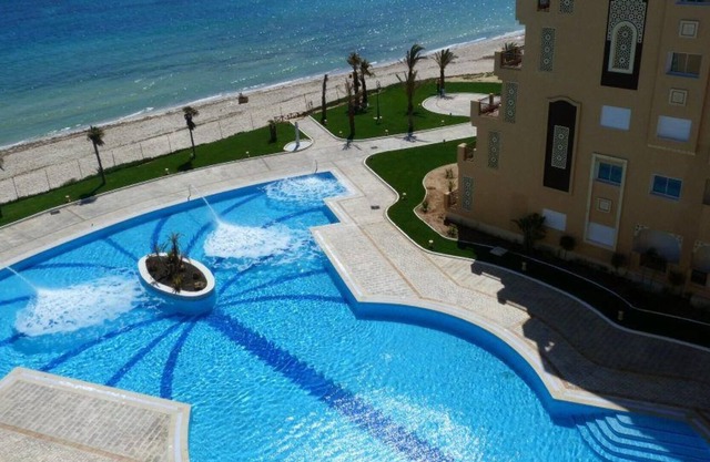 Luxury studio in the Folla residence right on the beach