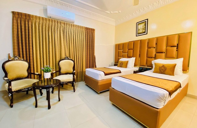 Luxury Superior Twin Room with complete amenities/Two Single Beds.