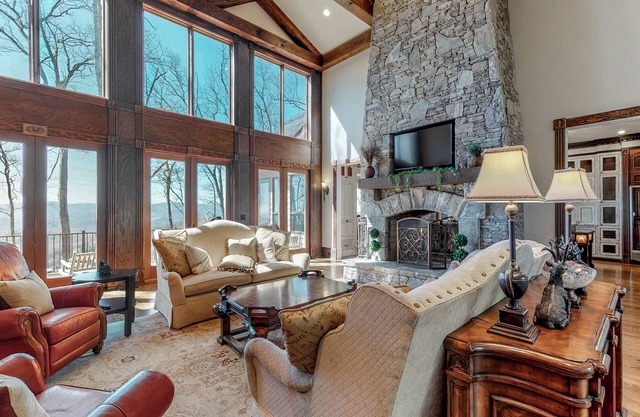 Luxury With Stunning Mountain Views , Indoor Pool, Theater, Custom Wine Bar