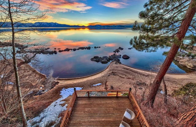 Lx20 lake tahoe private beach lakefront
