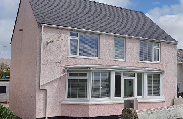 Min y don is a detached house with spectacular sea views, near treaddurbay beach