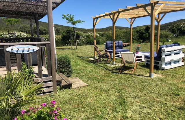 Mobil home climatisé, bord de mer Macinaggio