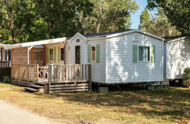Mobile home - Aufgedeckte Terrasse