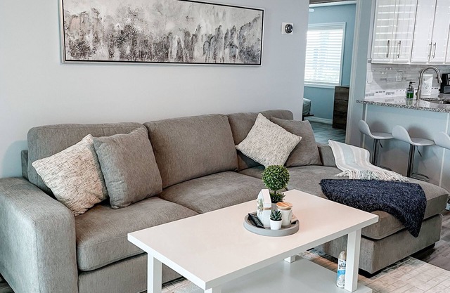 Modern Beach Condo, a block from the beach