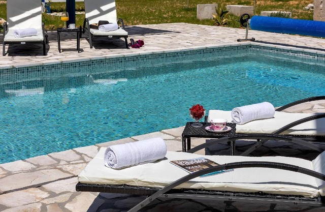 Modern holiday home in Zaostrog with heated pool